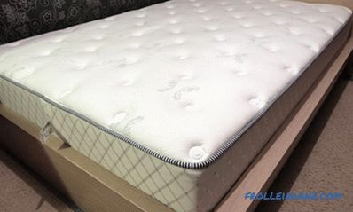 Ako si vybrať matrac pre posteľ vzhľadom na veľkosť, výplne a typy matracov + Video