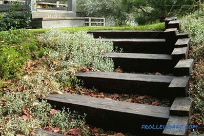 Do-it-yourself záhradné schodisko - usporiadanie nerovného priestoru + výkresy