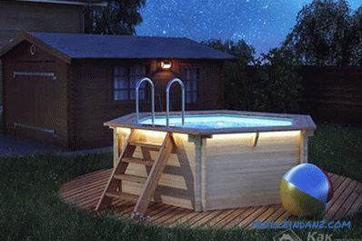 Drevený bazén si to urobte sami - ako stavať