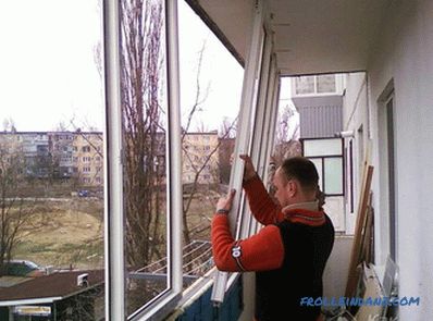 Ako glazovať balkón vlastnými rukami