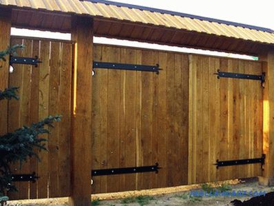 Ako urobiť drevenú bránu - brána z dreva (+ fotografie, diagramy)