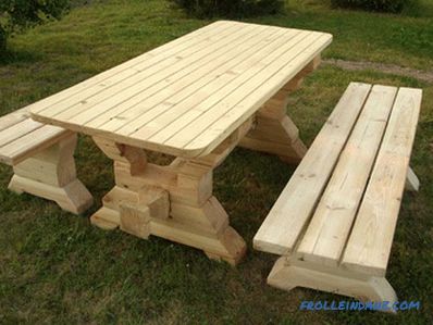 Stôl vo vani s vlastnými rukami: aké drevo si vybrať?
