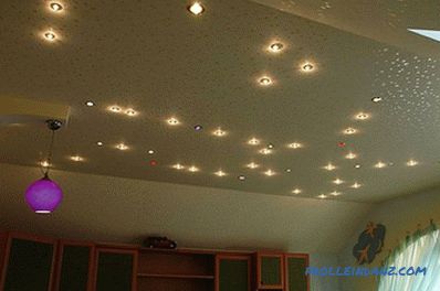 Bodové svetlá pre sadrokartónové stropy