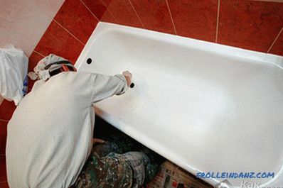 Ako maľovať kúpeľ vnútri