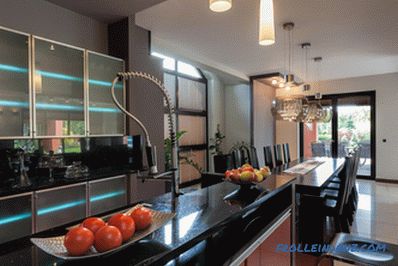 Lustre do kuchyne - fotografie svietidiel v interiéri rôznych štýlov