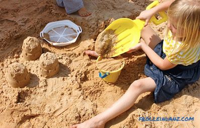 Detské pieskovisko s vlastnými rukami - fotky a návody