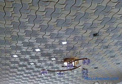 Ako lepiť stropné dlaždice - spôsoby lepenia stropné dlaždice + foto
