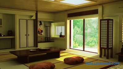 Japonský štýl v interiéri