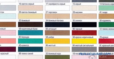 Ako si vybrať injektážnu farbu - tipy na výber injektážnej farby + farebný graf