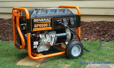 Ako si vybrať generátor plynu - všetky kritériá pre správny výber