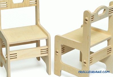 Ako urobiť vysokú stoličku: postup montáže