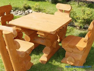 Záhradný nábytok s vlastnými rukami z dreva, paliet + fotografie, výkresy, schémy