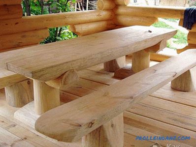 Záhradný nábytok s vlastnými rukami z dreva, paliet + fotografie, výkresy, schémy