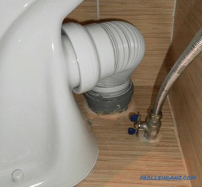 Ako nainštalovať zvlnenie na toaletu