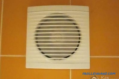 Nútené vetranie v kúpeľni - inštalovať ventilátor v kúpeľni