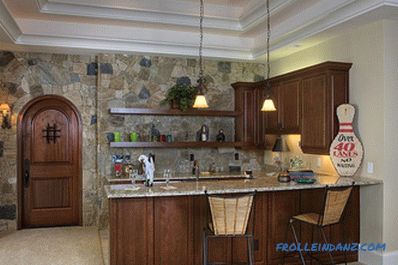 Kameň v interiéri kuchyne - myšlienka dokončenia kuchyne s dekoratívnym kameňom