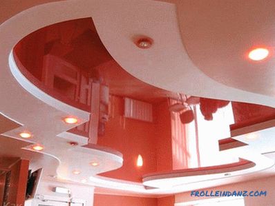 Viacúrovňový strop si urobte sami - inštalácia viacúrovňového stropu + foto a video