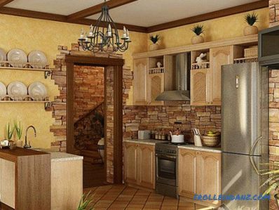 Konštrukcia stien v kuchyni - podrobne o dizajne kuchynskej steny + foto