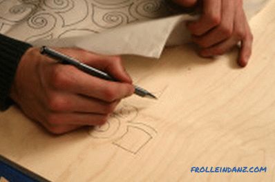 Vyrezanie skladačky z preglejky, ako presunúť kresbu