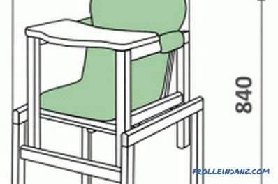 Detská stolička si to urobte sami: materiál, montáž