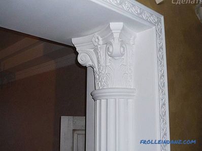 Dekoratívne stĺpiky v interiéri - použitie