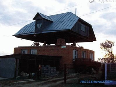 Ako zvýšiť strechu domu - technologické funkcie