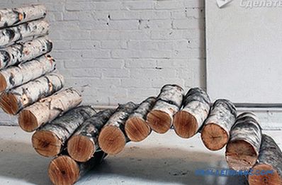 Ako urobiť leňoška s rukami s drevom + kresby, fotografie, videá