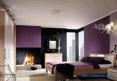 Fialová farba v interiéri a jeho kombinácia s inými farbami + fotografické príklady