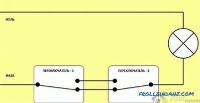 Ako pripojiť pass-through switch - connection + schéma