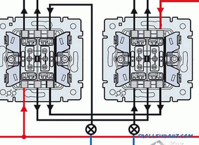 Ako pripojiť pass-through switch - connection + schéma