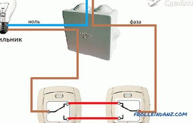 Ako pripojiť pass-through switch - connection + schéma