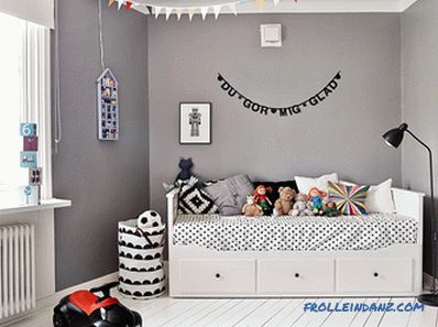 Detská izba v škandinávskom štýle