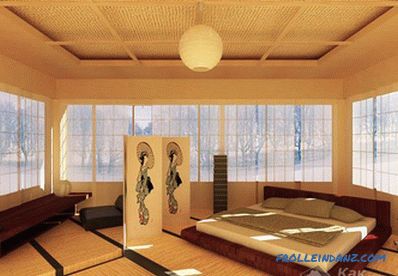 Japonský štýl interiéru fotografie