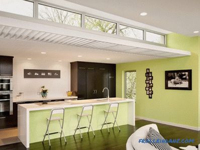 Zelená farba v interiéri, jeho kombinácia a 52 príkladov použitia