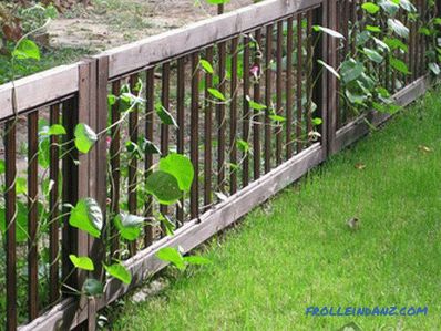 Do-it-yourself dekoratívne oplotenie - výroba dekoratívnych plotov