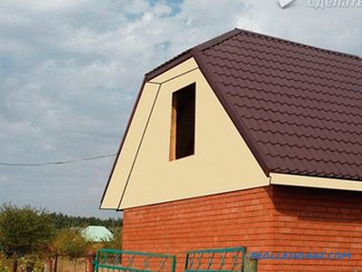 Hip strecha to urobiť sami - výroba šikmé strechy + foto