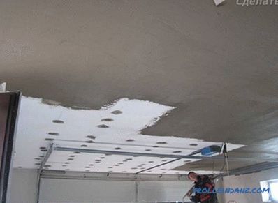 Ako izolovať strop v garáži