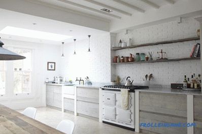 Škandinávsky štýl kuchyne - ako vytvoriť interiérový dizajn, 70 fotografických nápadov