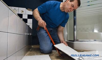 Ako urobiť podlahu v kúpeľni vlastnými rukami