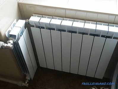 Ako nainštalovať bimetalový radiátor - inštalácia bimetalových radiátorov + foto