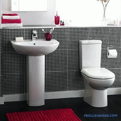 Malý interiér kúpeľne - dizajn kúpeľne