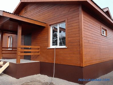 Ako sheathe drevený dom vonku - prehľad materiálov